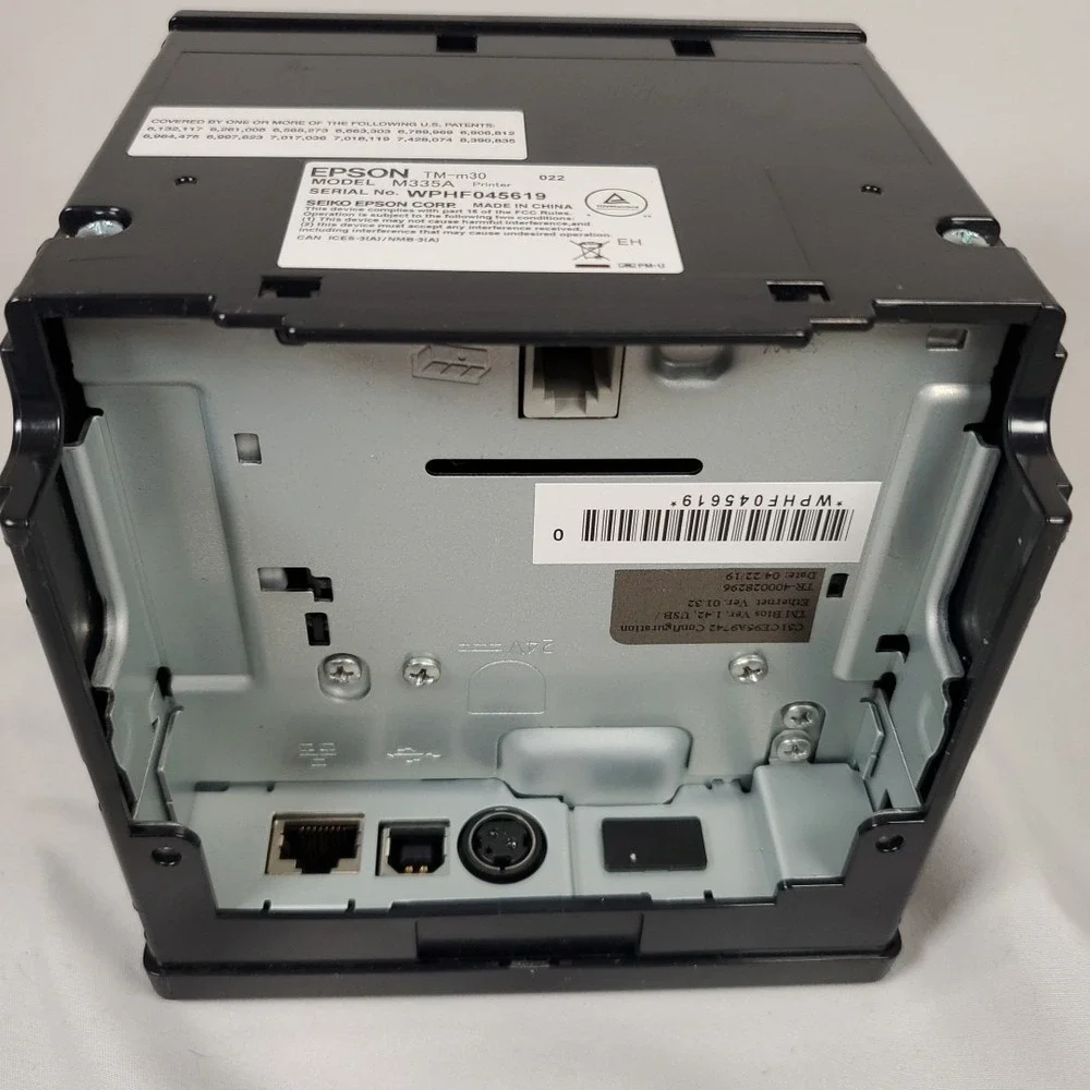 EPSON TM-M30 (M335A) Toast POS Thermal Receipt Printer & Power Supply- TESTED